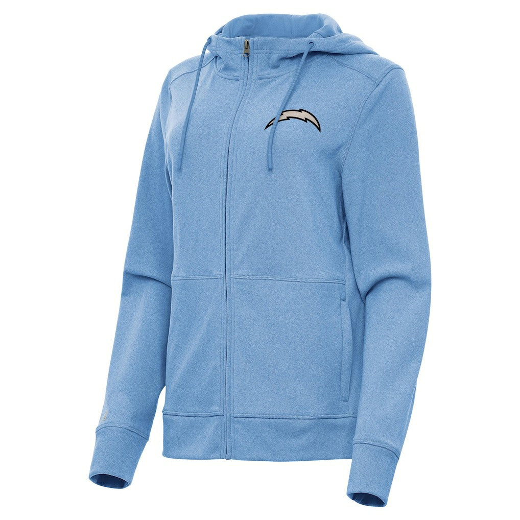 Antigua Women's Seeker Full-Zip Hoodie Jacket - Los Angeles Chargers