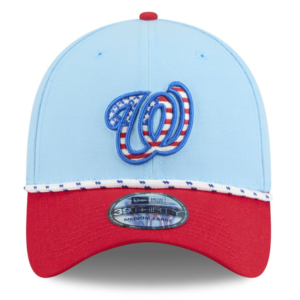 MLB Washington Nationals New Era 2025 Fourth of July 39THIRTY Flex Hat