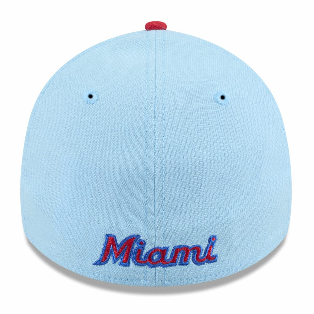 MLB Miami Marlins New Era 2025 Fourth of July 39THIRTY Flex Hat