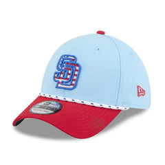 MLB San Diego Padres New Era 2025 Fourth of July 39THIRTY Flex Hat