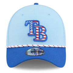 MLB Tampa Bay Rays New Era 2025 Fourth of July 39THIRTY Flex Hat