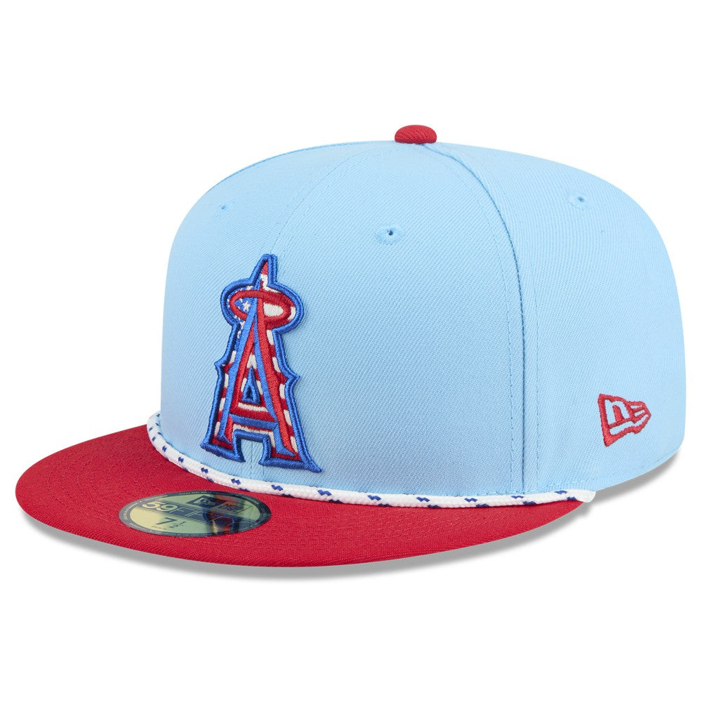 MLB Los Angeles Angels New Era 2025 Fourth of July 59FIFTY Fitted Hat