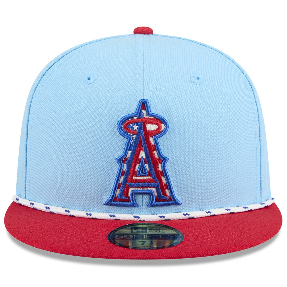 MLB Los Angeles Angels New Era 2025 Fourth of July 59FIFTY Fitted Hat