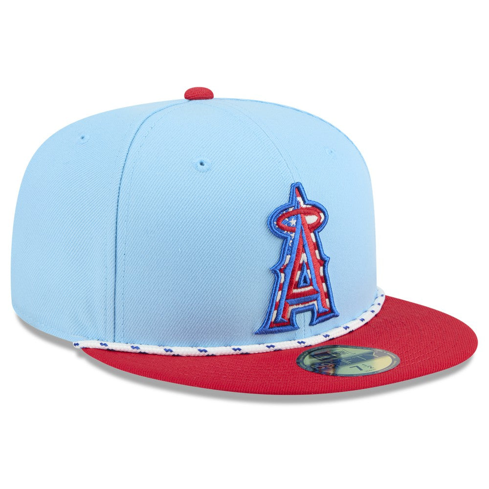 MLB Los Angeles Angels New Era 2025 Fourth of July 59FIFTY Fitted Hat