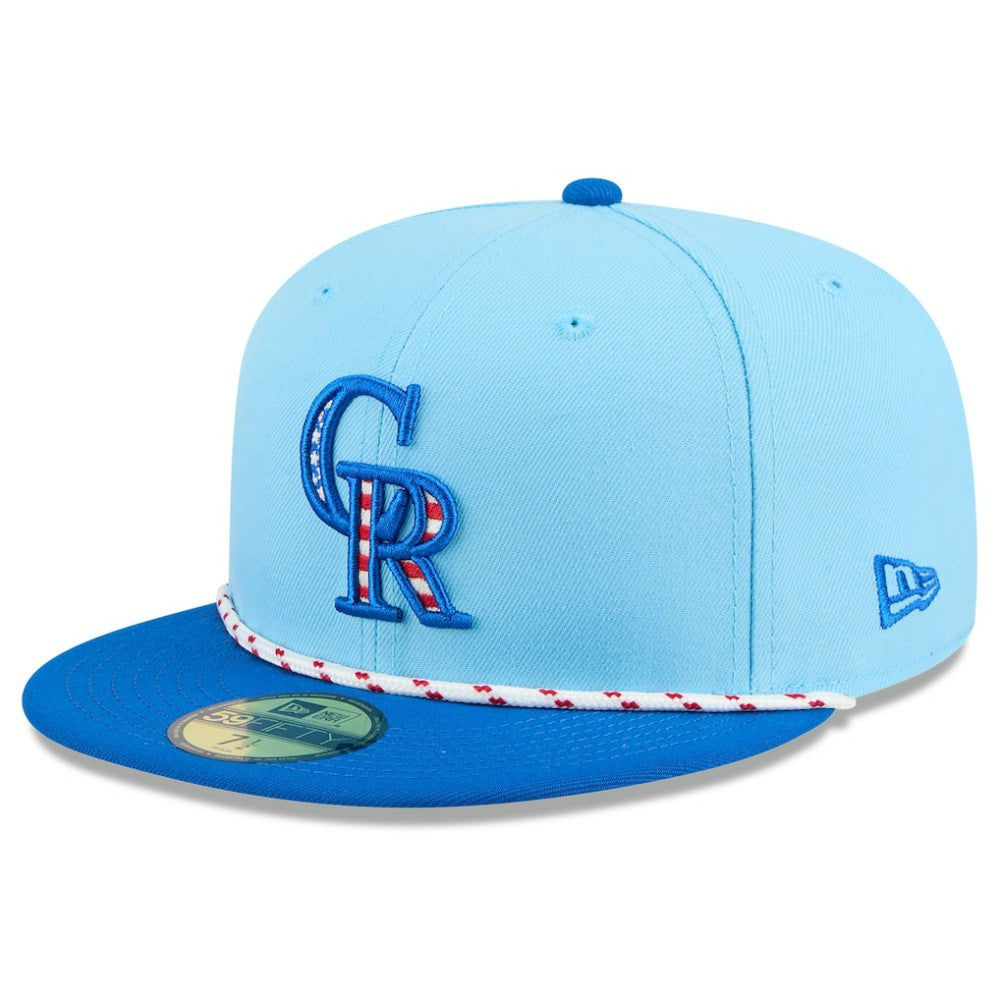 MLB Colorado Rockies New Era 2025 Fourth of July 59FIFTY Fitted Hat
