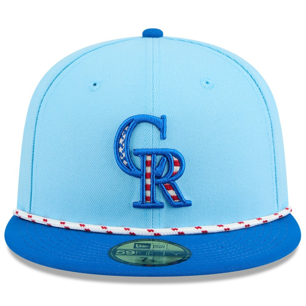 MLB Colorado Rockies New Era 2025 Fourth of July 59FIFTY Fitted Hat