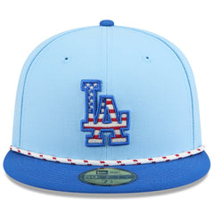 MLB Los Angeles Dodgers New Era 2025 Fourth of July 59FIFTY Fitted Hat