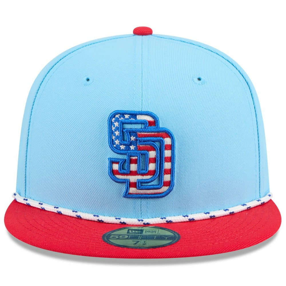MLB San Diego Padres New Era 2025 Fourth of July 59FIFTY Fitted Hat