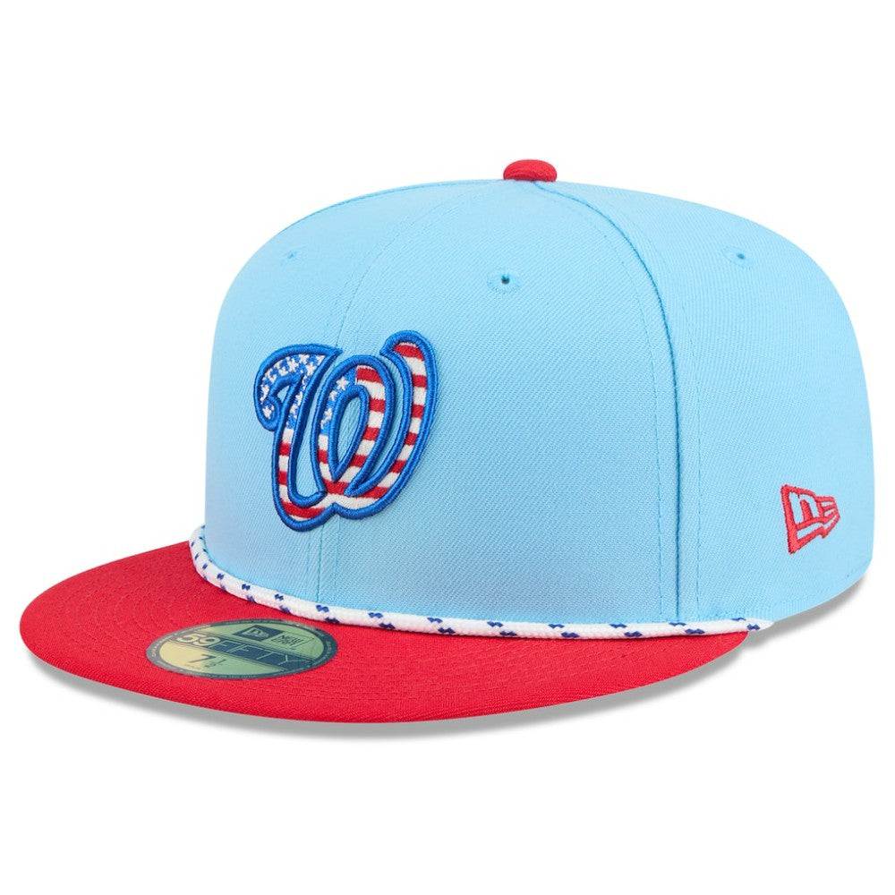 MLB Washington Nationals New Era 2025 Fourth of July 59FIFTY Fitted Hat