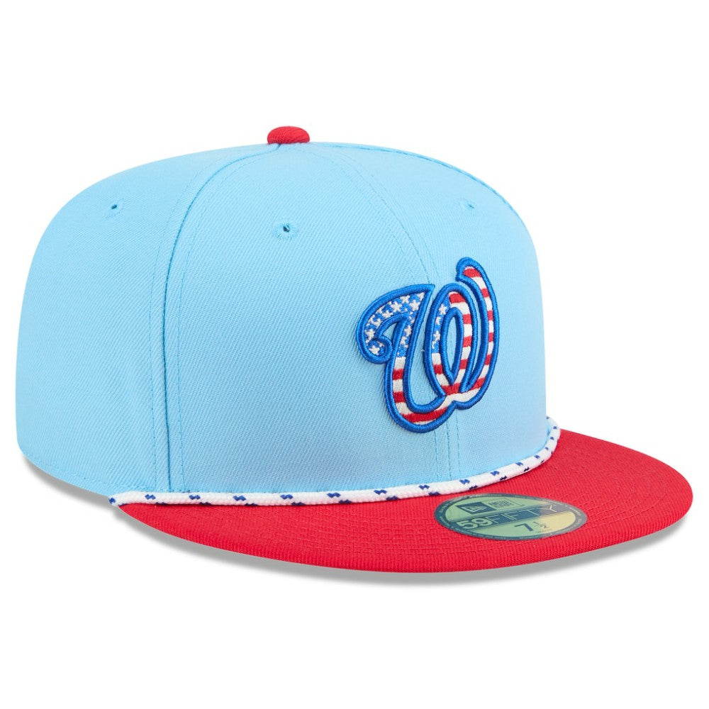 MLB Washington Nationals New Era 2025 Fourth of July 59FIFTY Fitted Hat