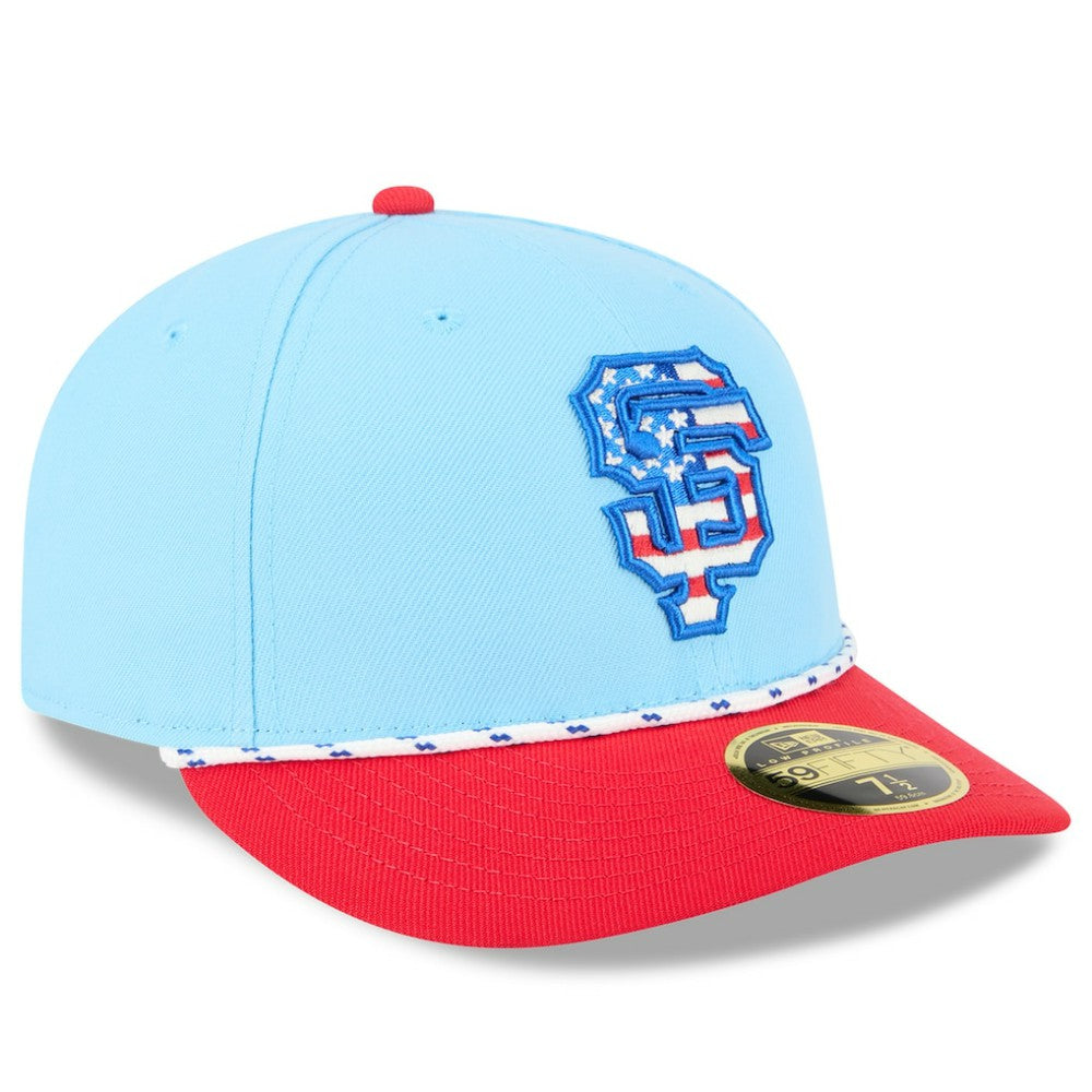 MLB San Francisco Giants New Era 2025 Fourth of July Low Profile 59FIFTY Fitted Hat