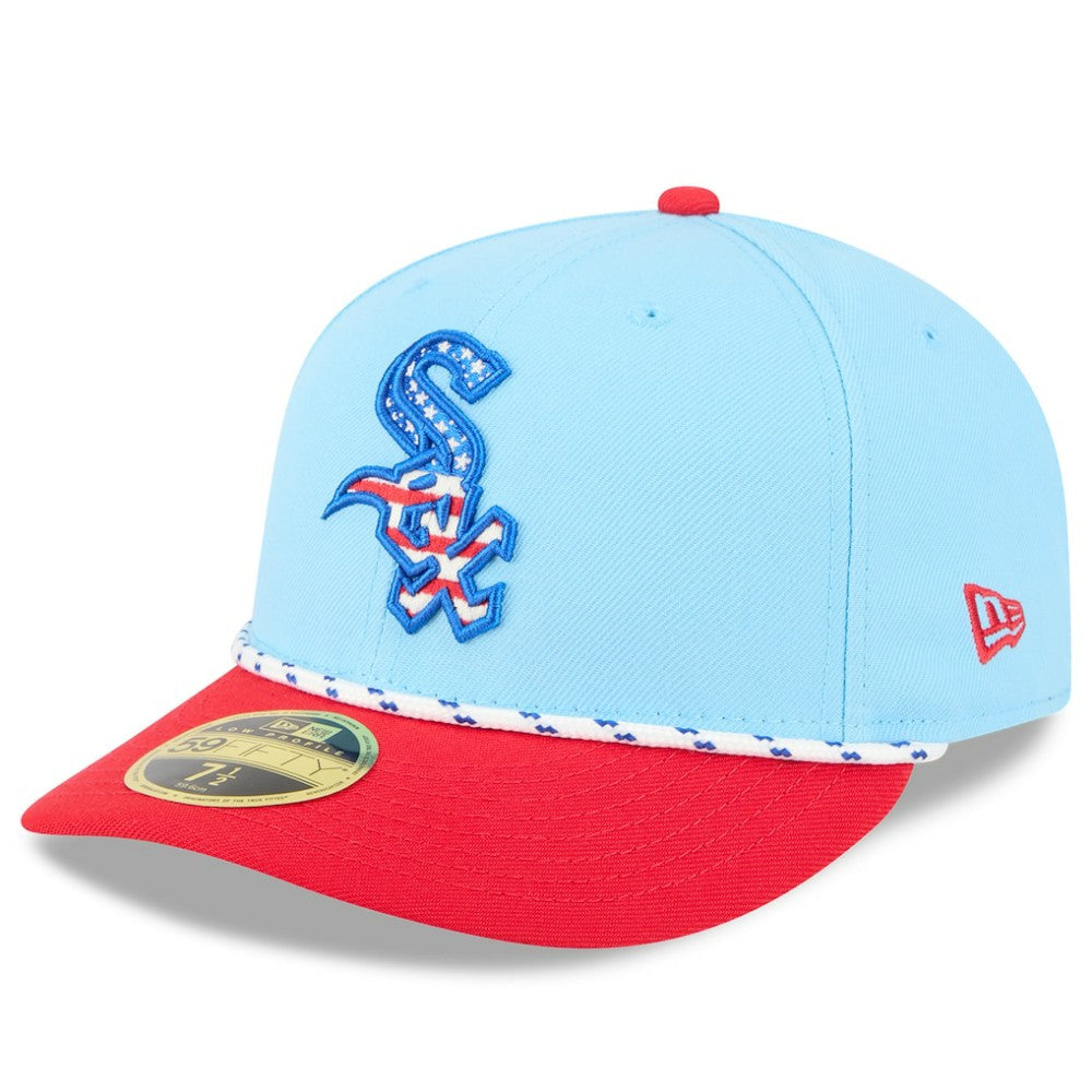 MLB Chicago White Sox New Era 2025 Fourth of July Low Profile 59FIFTY Fitted Hat