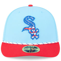 MLB Chicago White Sox New Era 2025 Fourth of July Low Profile 59FIFTY Fitted Hat