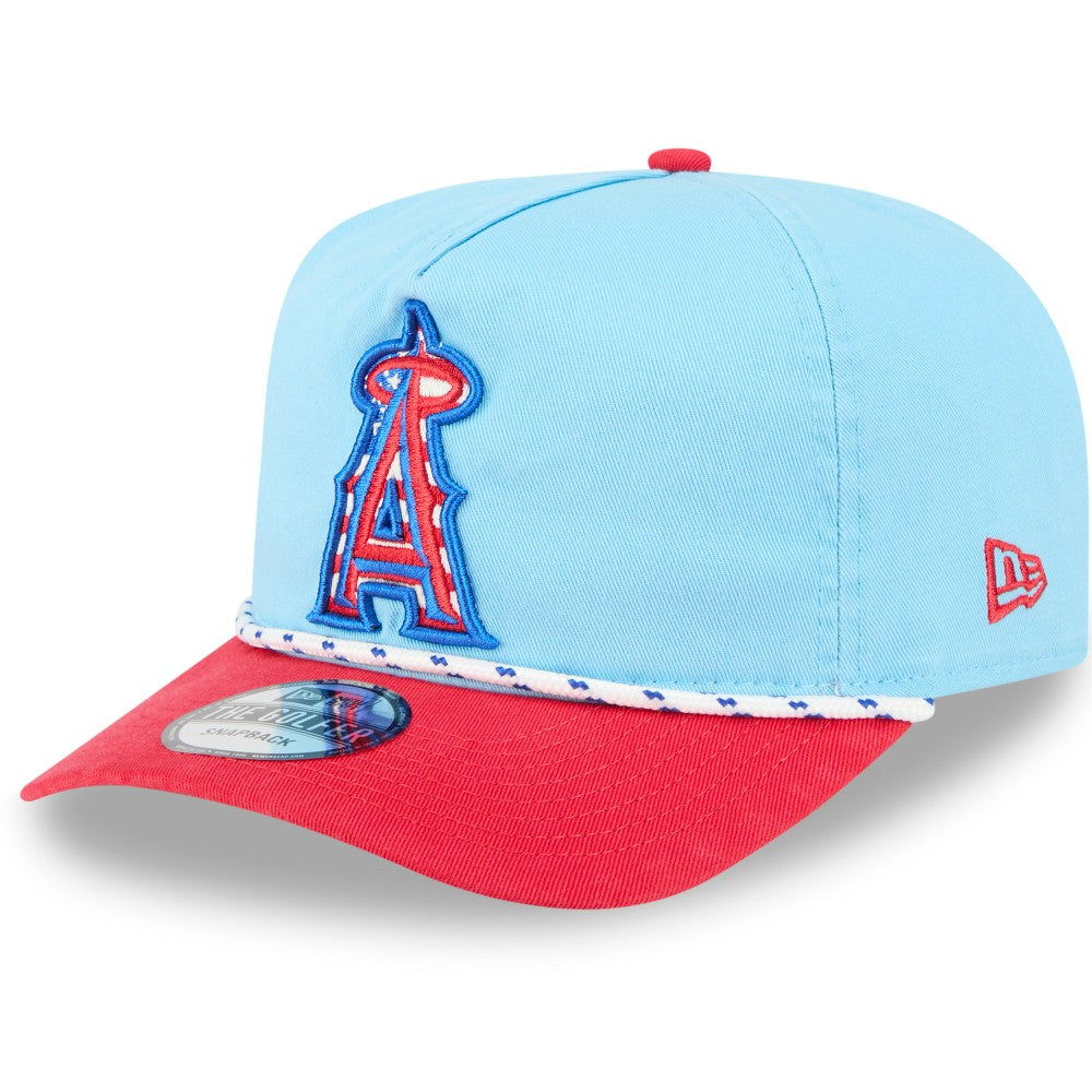 MLB Los Angeles Angels New Era 2025 Fourth of July Golfer Snapback Hat