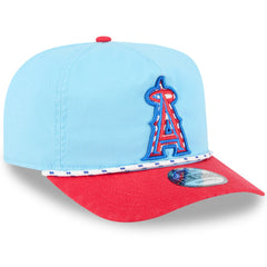MLB Los Angeles Angels New Era 2025 Fourth of July Golfer Snapback Hat