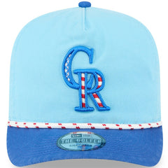 MLB Colorado Rockies New Era 2025 Fourth of July Golfer Snapback Hat