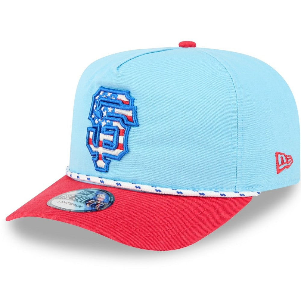 MLB San Francisco Giants New Era 2025 Fourth of July Golfer Snapback Hat