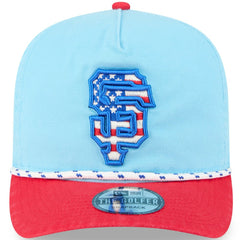 MLB San Francisco Giants New Era 2025 Fourth of July Golfer Snapback Hat