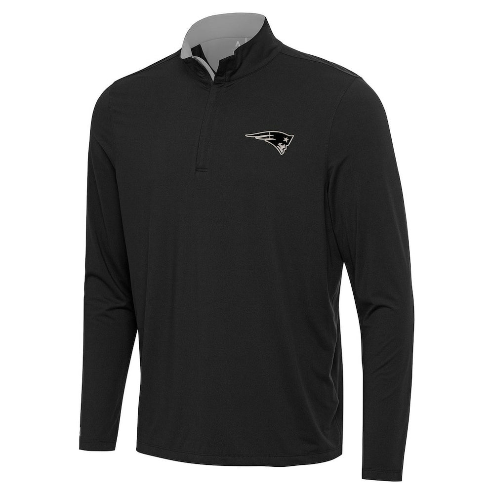 Antigua Content Quarter-Zip Pullover Top - New England Patriots