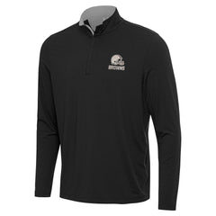 Antigua Content Quarter-Zip Pullover Top - Cleveland Browns