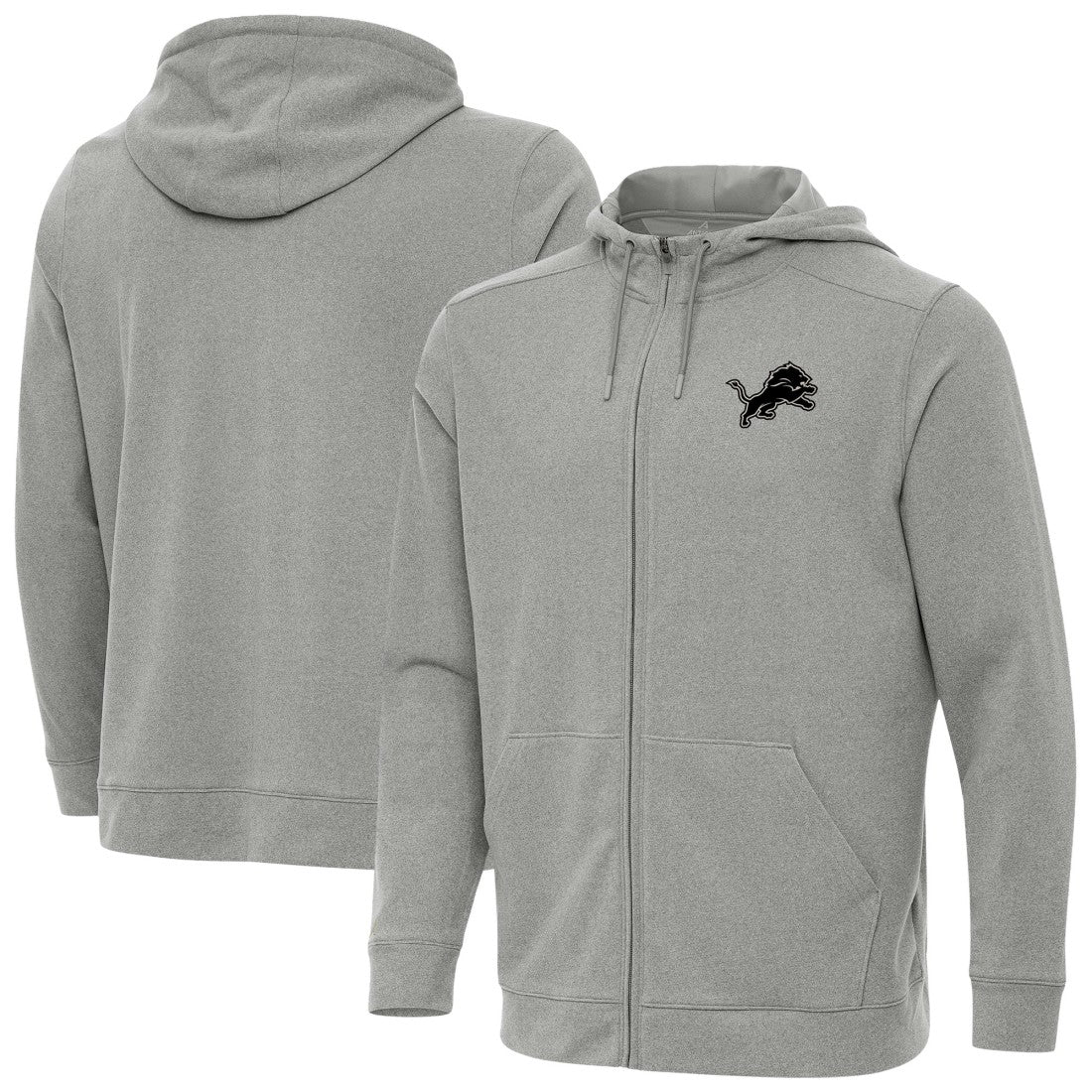Antigua Effortless Full-Zip Hoodie Jacket - Detroit Lions