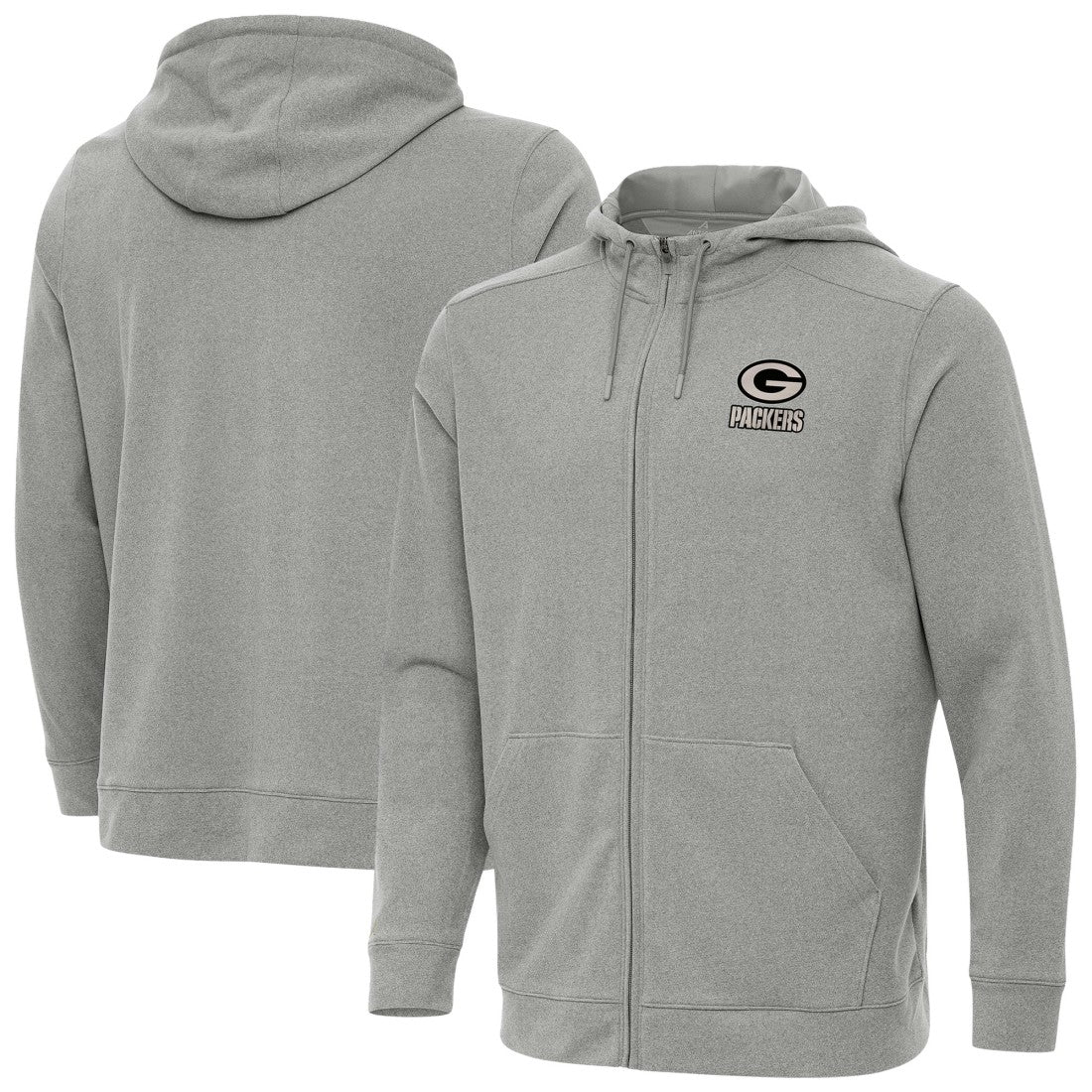 Antigua Effortless Full-Zip Hoodie Jacket - Green Bay Packers