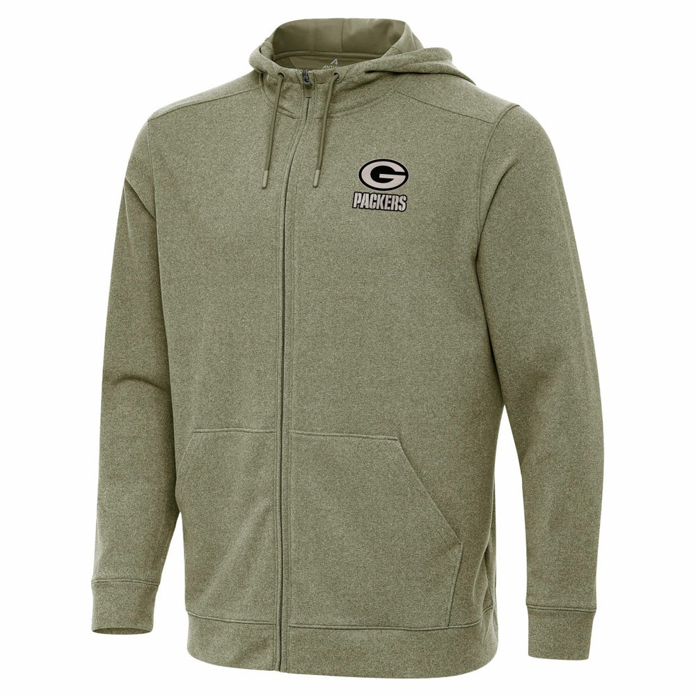 Antigua Effortless Full-Zip Hoodie Jacket - Green Bay Packers