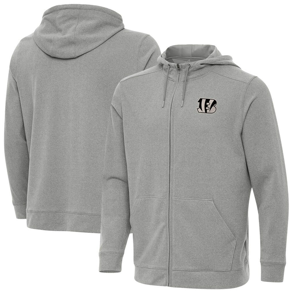 Antigua Effortless Full-Zip Hoodie Jacket - Cincinnati Bengals