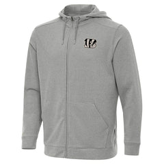 Antigua Effortless Full-Zip Hoodie Jacket - Cincinnati Bengals