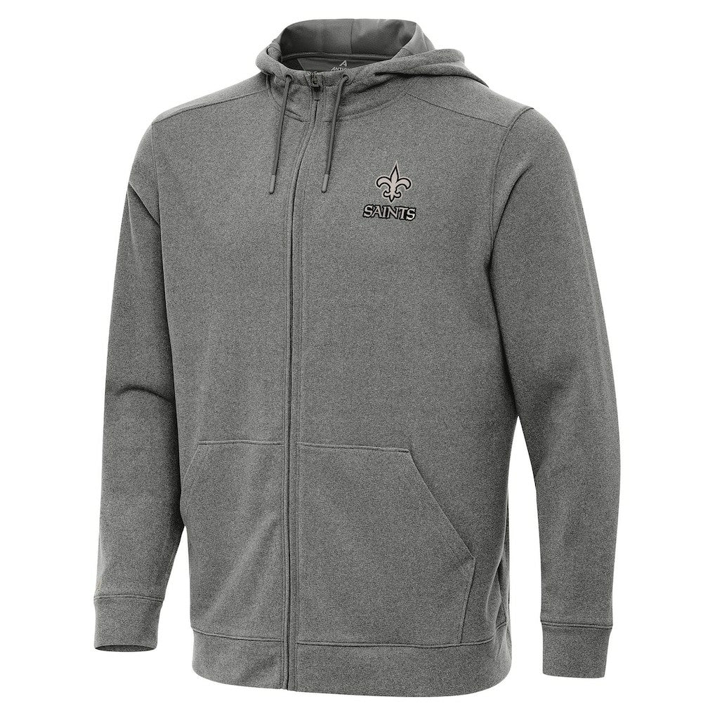 Antigua Effortless Full-Zip Hoodie Jacket - New Orleans Saints