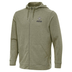Antigua Effortless Full-Zip Hoodie Jacket - New Orleans Saints