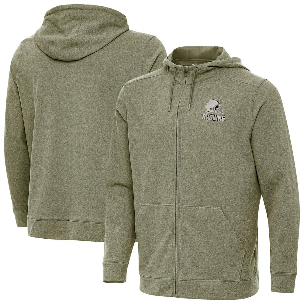 Antigua Effortless Full-Zip Hoodie Jacket - Cleveland Browns