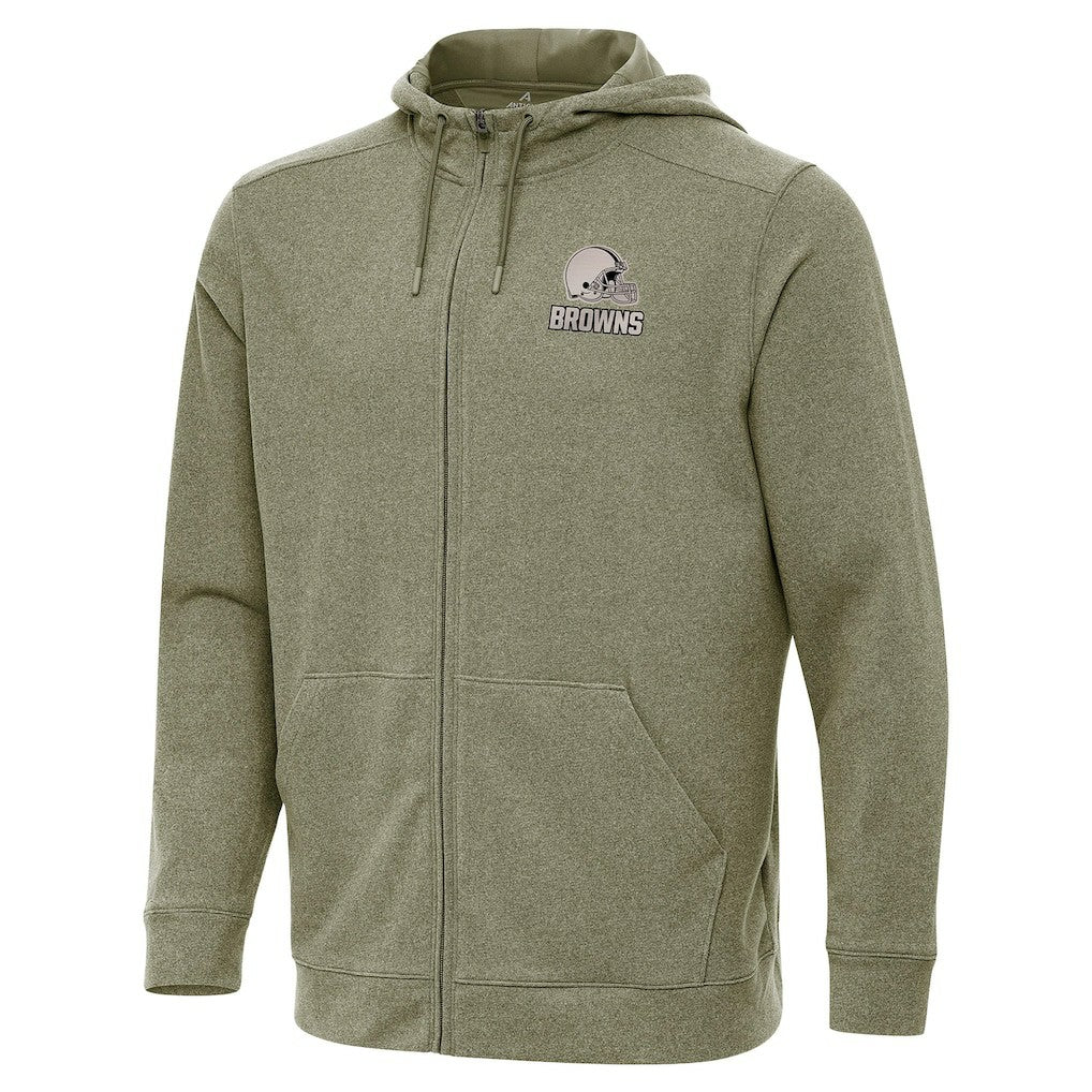 Antigua Effortless Full-Zip Hoodie Jacket - Cleveland Browns