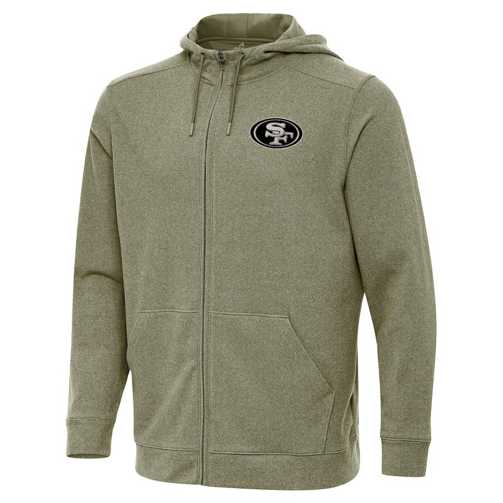 Antigua Effortless Full-Zip Hoodie Jacket - San Francisco 49ers