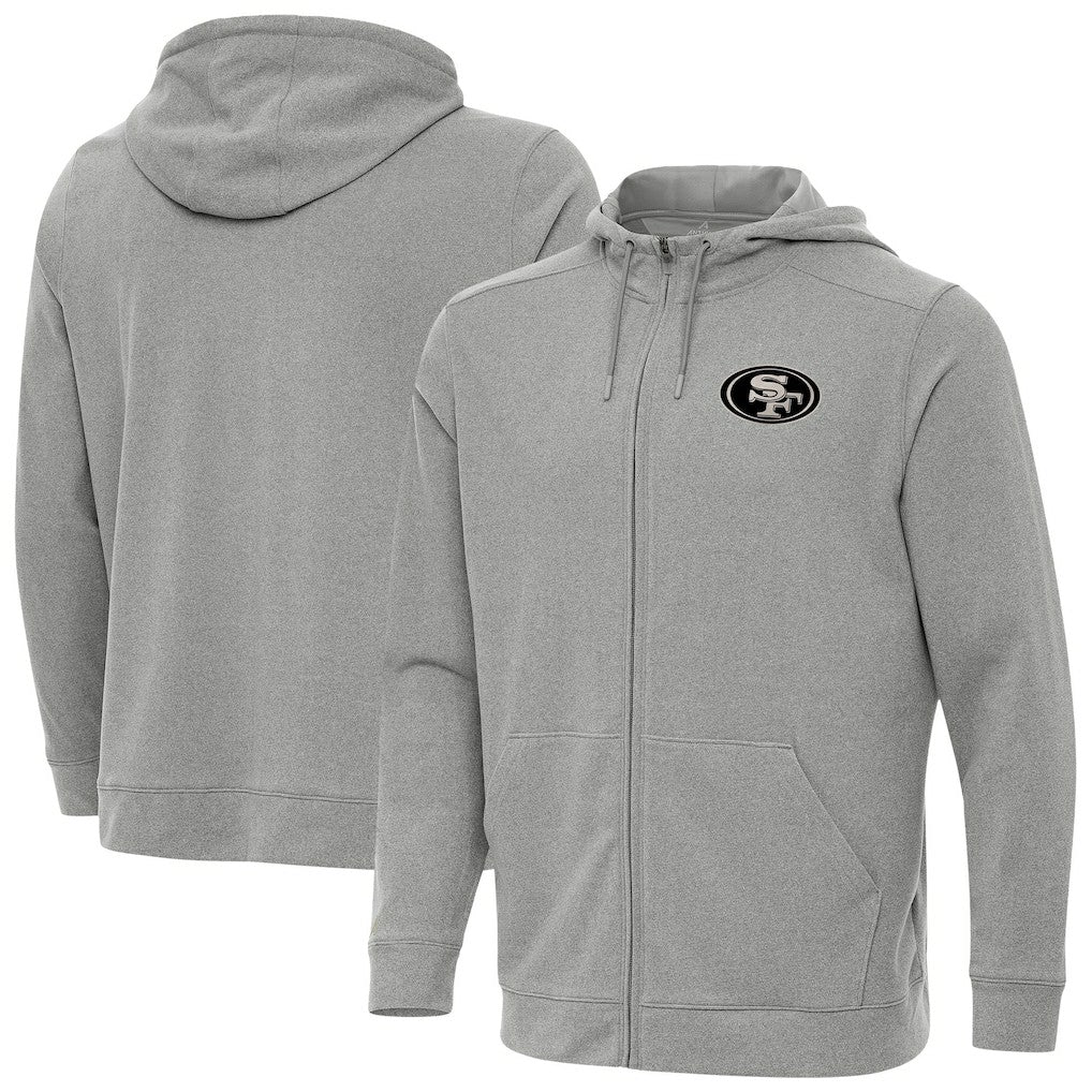 Antigua Effortless Full-Zip Hoodie Jacket - San Francisco 49ers