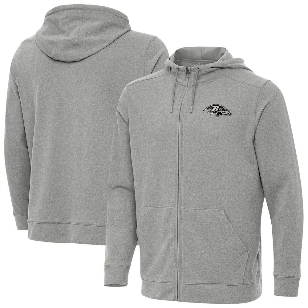 Antigua Effortless Full-Zip Hoodie Jacket - Baltimore Ravens