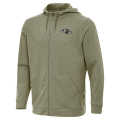 Antigua Effortless Full-Zip Hoodie Jacket - Baltimore Ravens