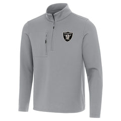 Antigua Insider Quarter-Zip Jacket - Las Vegas Raiders