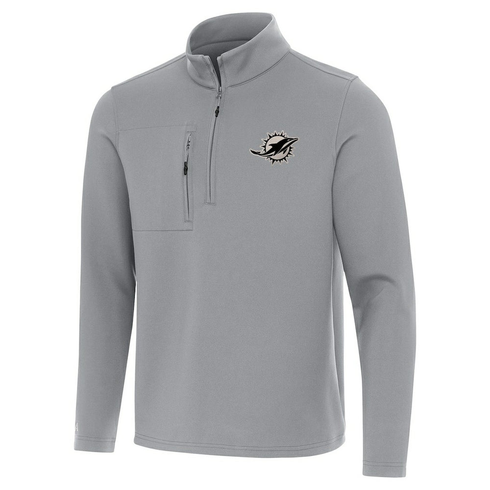 Antigua Insider Quarter-Zip Jacket - Miami Dolphins