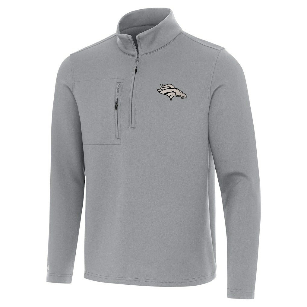 Antigua Insider Quarter-Zip Jacket - Denver Broncos