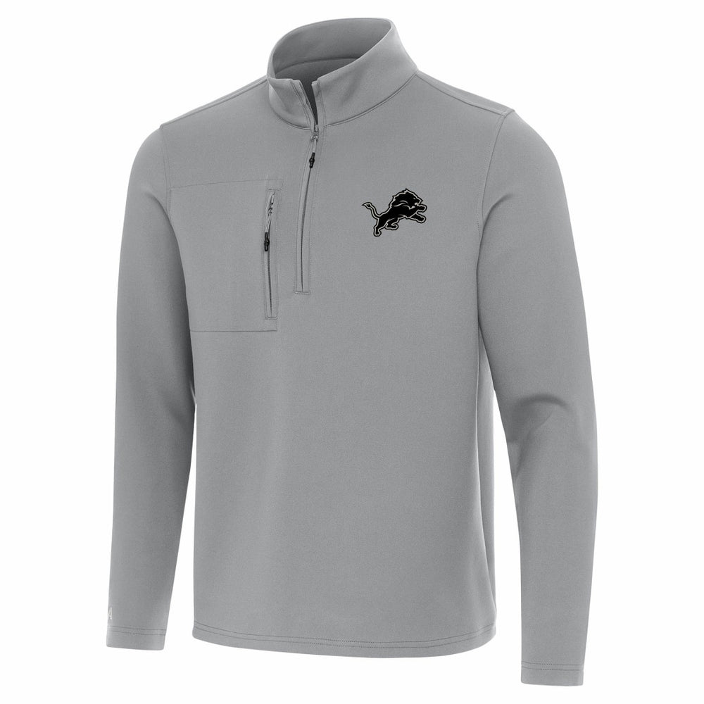 Antigua Insider Quarter-Zip Jacket - Detroit Lions