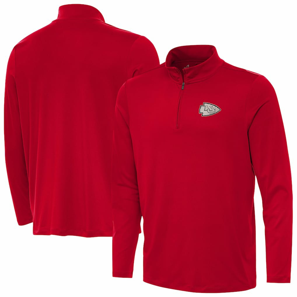 Antigua Reprocess Quarter-Zip Top - Kansas City Chiefs