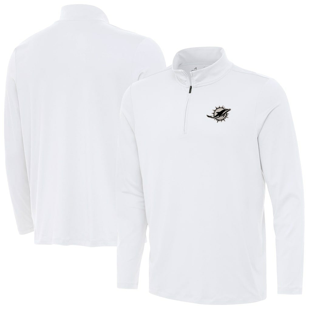 Antigua Reprocess Quarter-Zip Top - Miami Dolphins