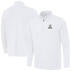 Antigua Reprocess Quarter-Zip Top - New Orleans Saints
