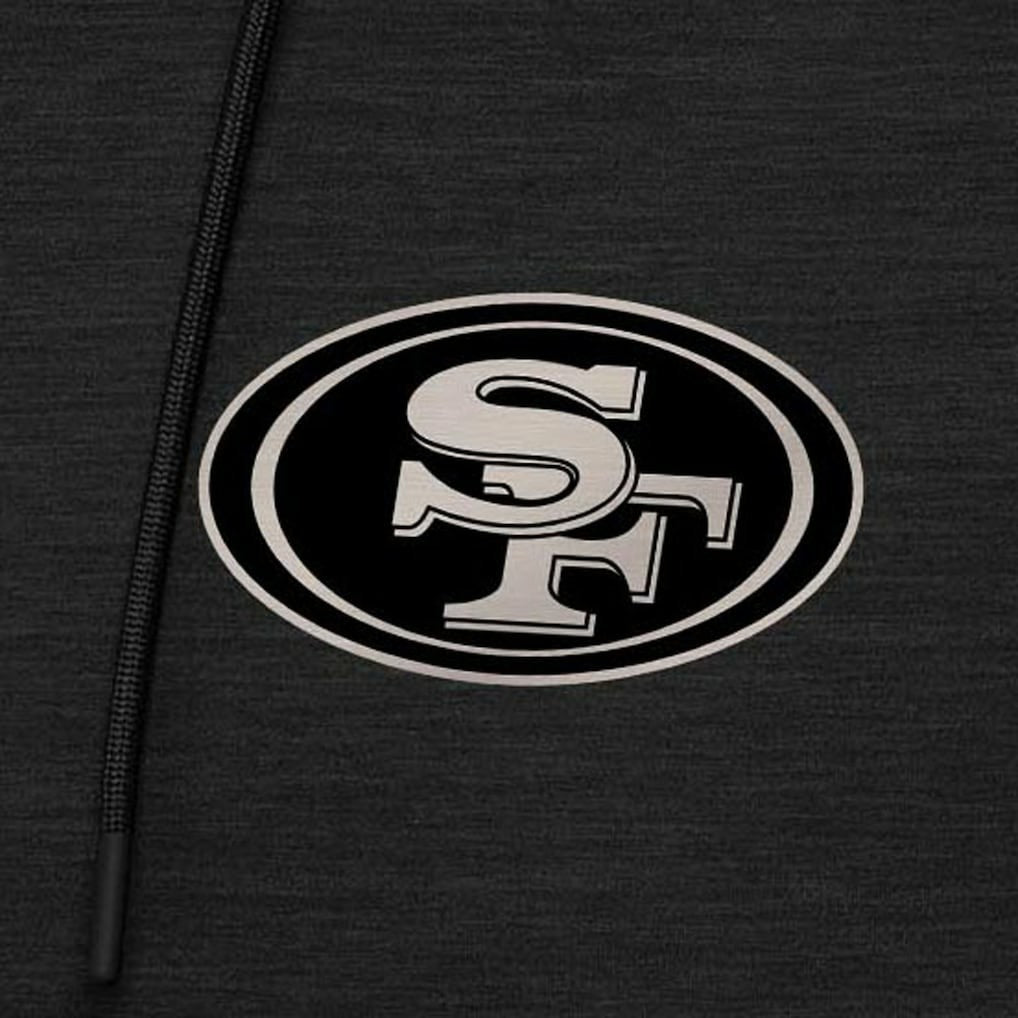 Antigua Spikes Raglan Quarter-Zip Hoodie - San Francisco 49ers