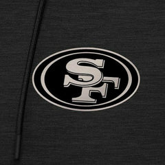 Antigua Spikes Raglan Quarter-Zip Hoodie - San Francisco 49ers
