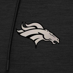 Antigua Spikes Raglan Quarter-Zip Hoodie - Denver Broncos