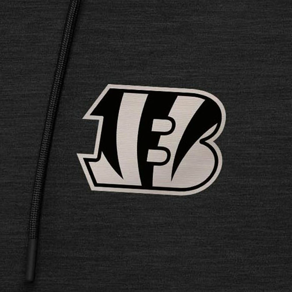 Antigua Spikes Raglan Quarter-Zip Hoodie - Cincinnati Bengals