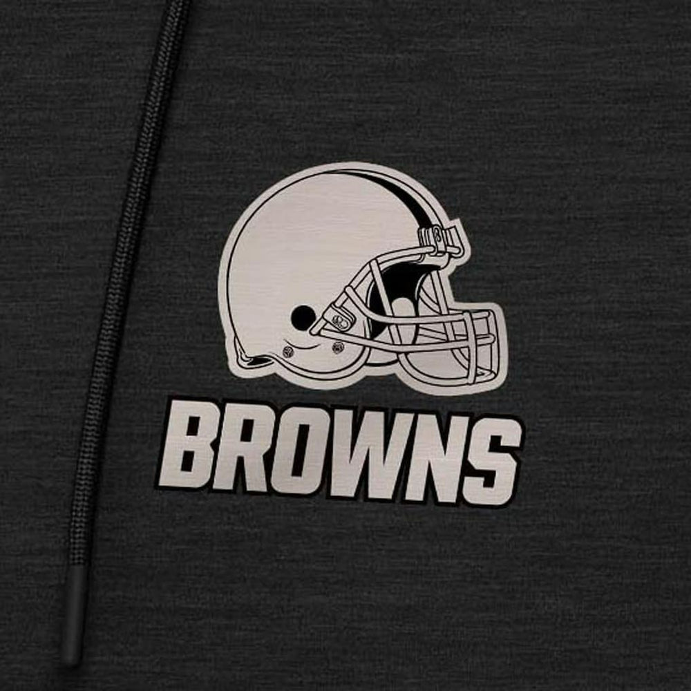 Antigua Spikes Raglan Quarter-Zip Hoodie - Cleveland Browns