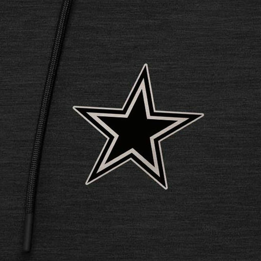 Antigua Spikes Raglan Quarter-Zip Hoodie - Dallas Cowboys